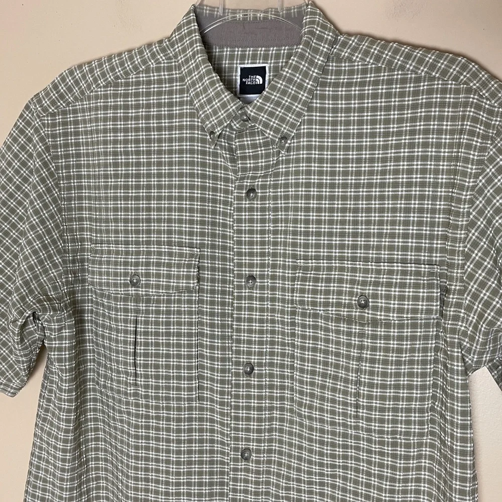 The North Face Short Sleeve Button Down Camp Shirt Men's Medium Gorpcore Outdoor